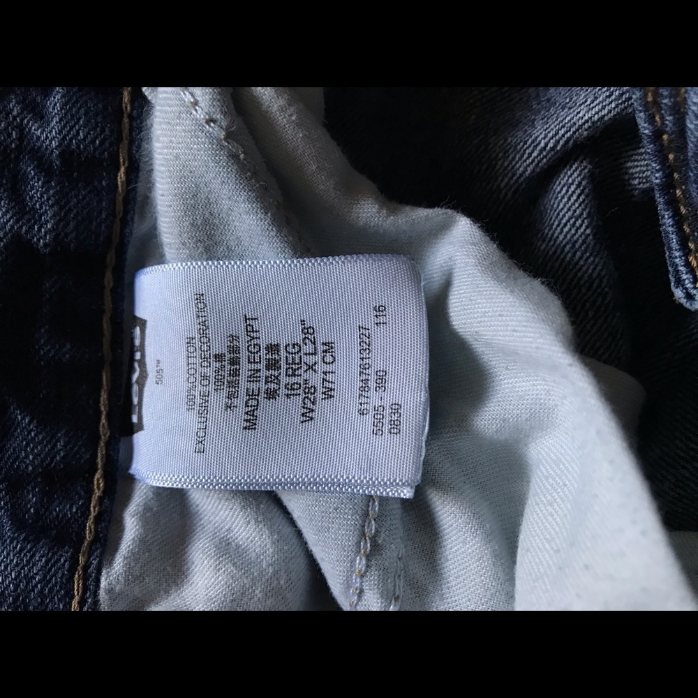 levies navy blue kids jeans#12